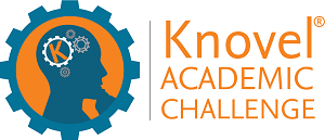 Knovel Academic Challenge logo, which is the outline of a head inside a gear